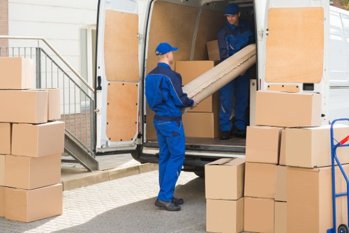 Efficient removal van ready for an urgent UK relocation