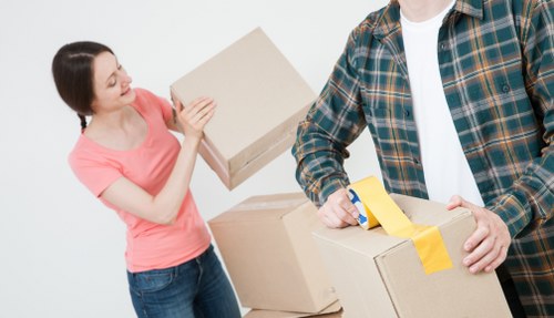 Final moving day preparations for a UK home relocation