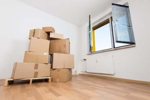 Residential furniture move with careful lifting and transport