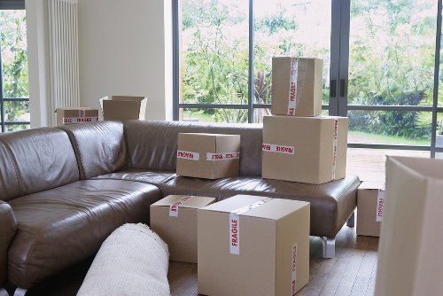 Organised moving boxes prepared by packing and unpacking experts in UK